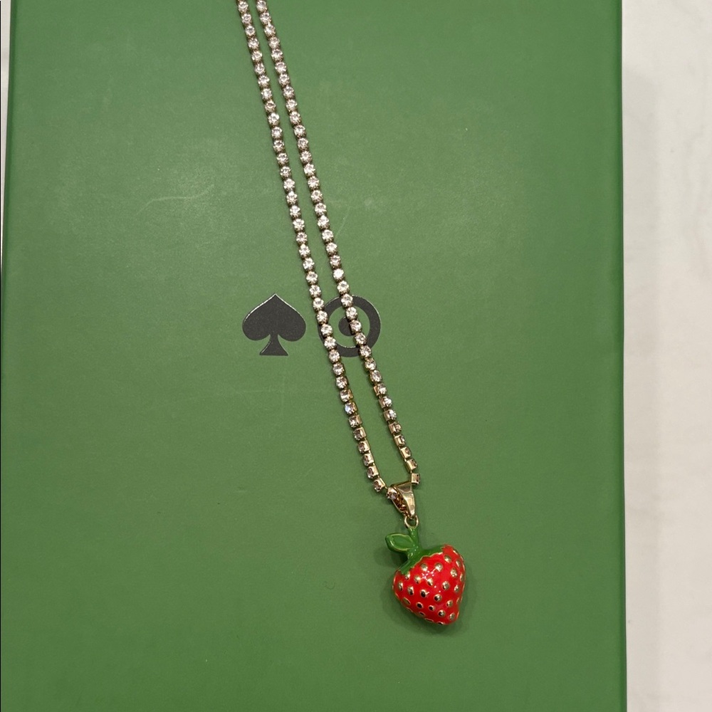 Kate Spade Strawberry Pendant Necklace